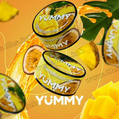 Табак Yummy (Ямми) - Тропический Энергетик (Манго, Маракуйя, Ананас, Энергетик) 100г